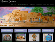 Tablet Screenshot of nativescents.com